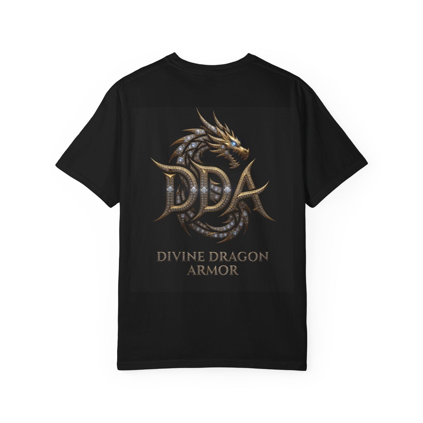 A Dragon Storm Graphic T-Shirt — Dark Fantasy Chest Print