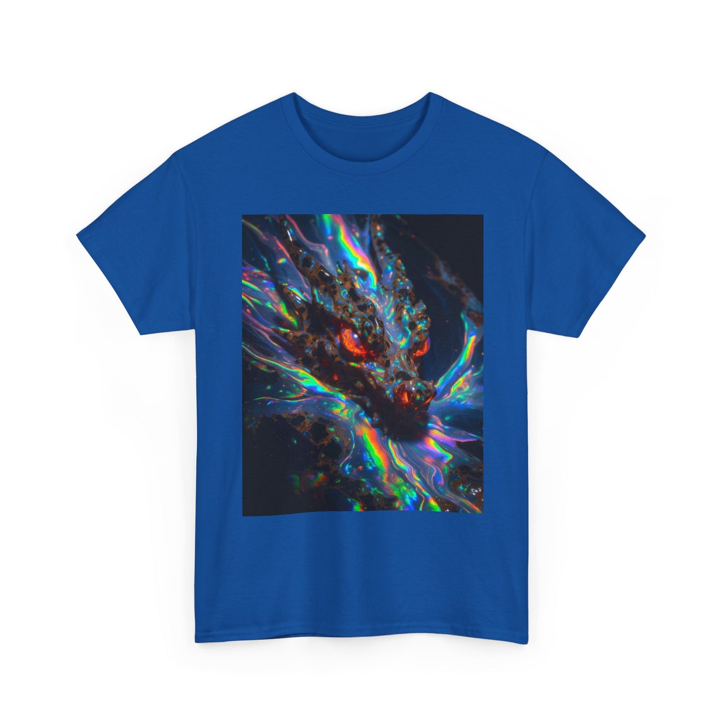 Psychedelic Dragon T-Shirt — Neon Cosmic Dragon Graphic Tee