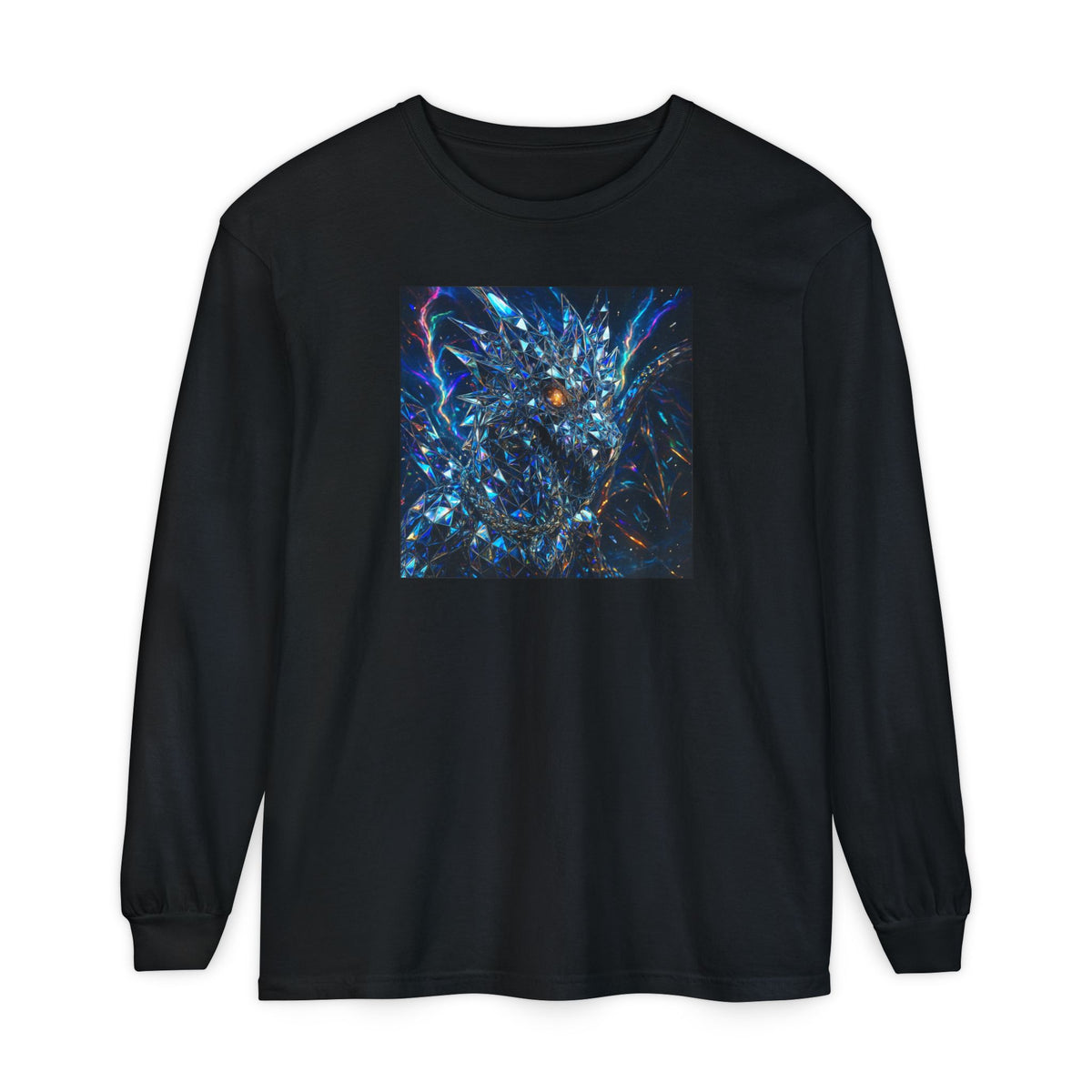 A Glass Dragon Garment-dyed Long Sleeve T-Shirt
