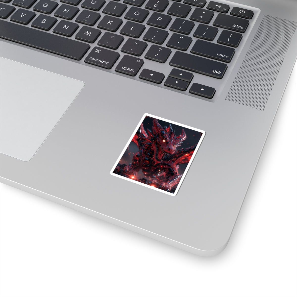 A red dragon Kiss-Cut Sticker