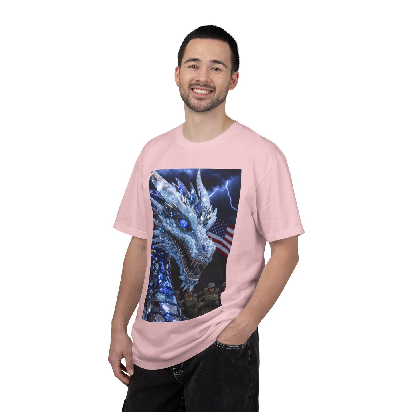 Ice Dragon Military Patriot T-Shirt