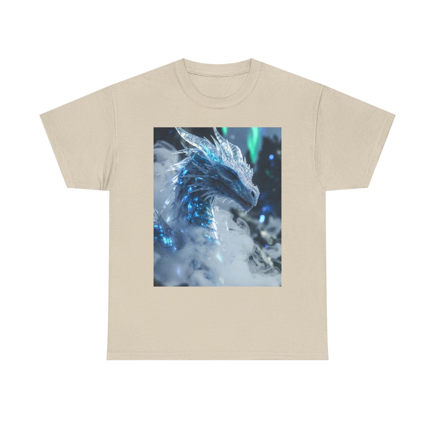 Ice Dragon Graphic Tee — Fantasy Dragon Art T-Shirt