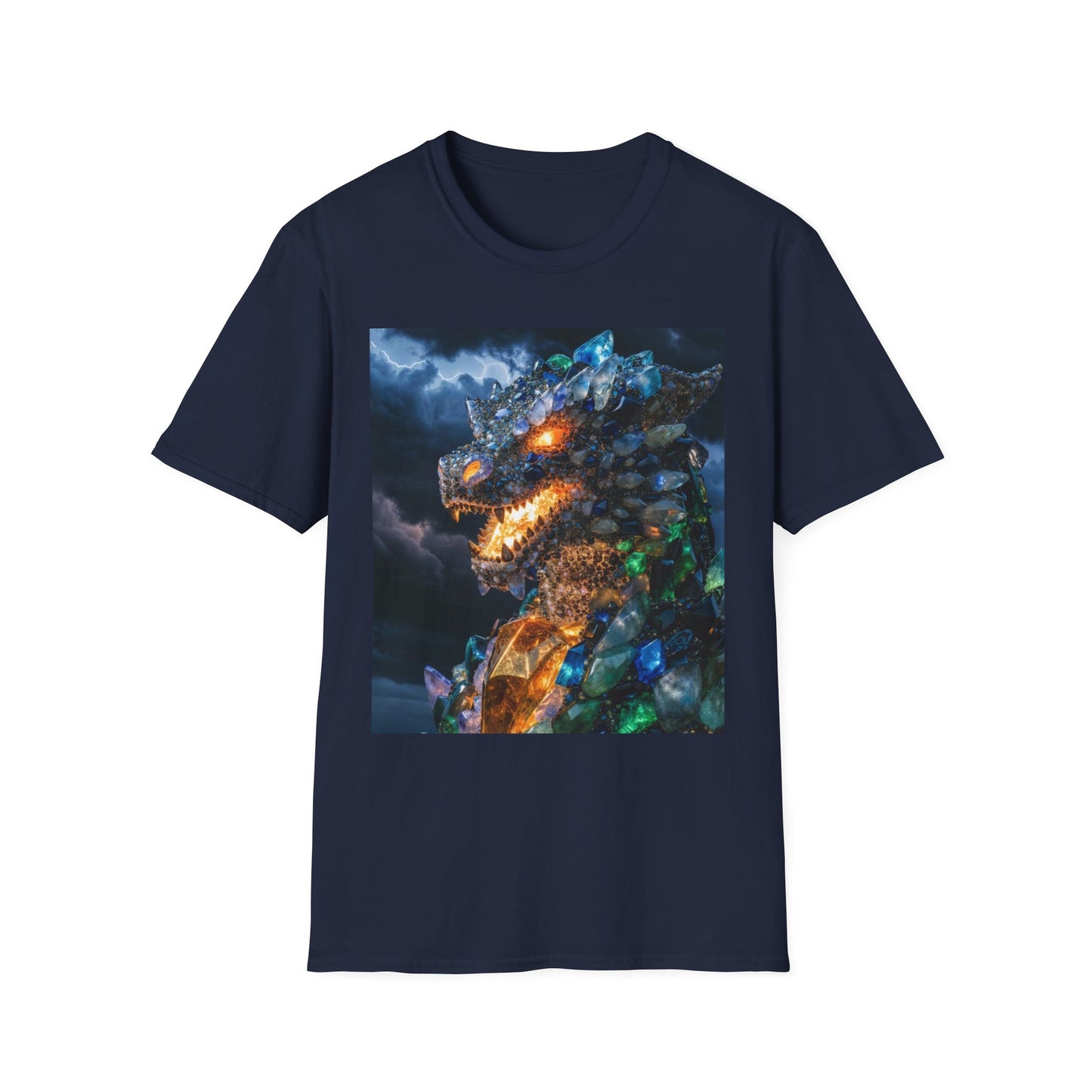 Gemstone Dragon T-Shirt — Fiery Crystal Dragon Graphic Tee