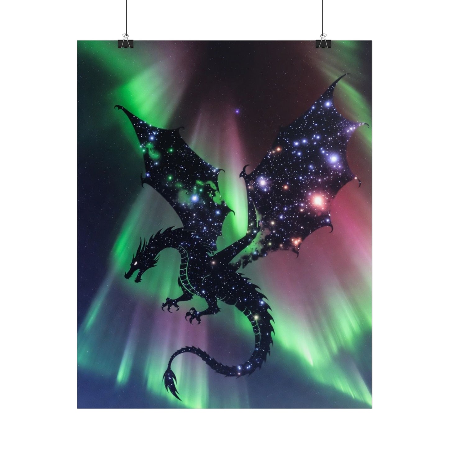 Dragon Aurora Poster