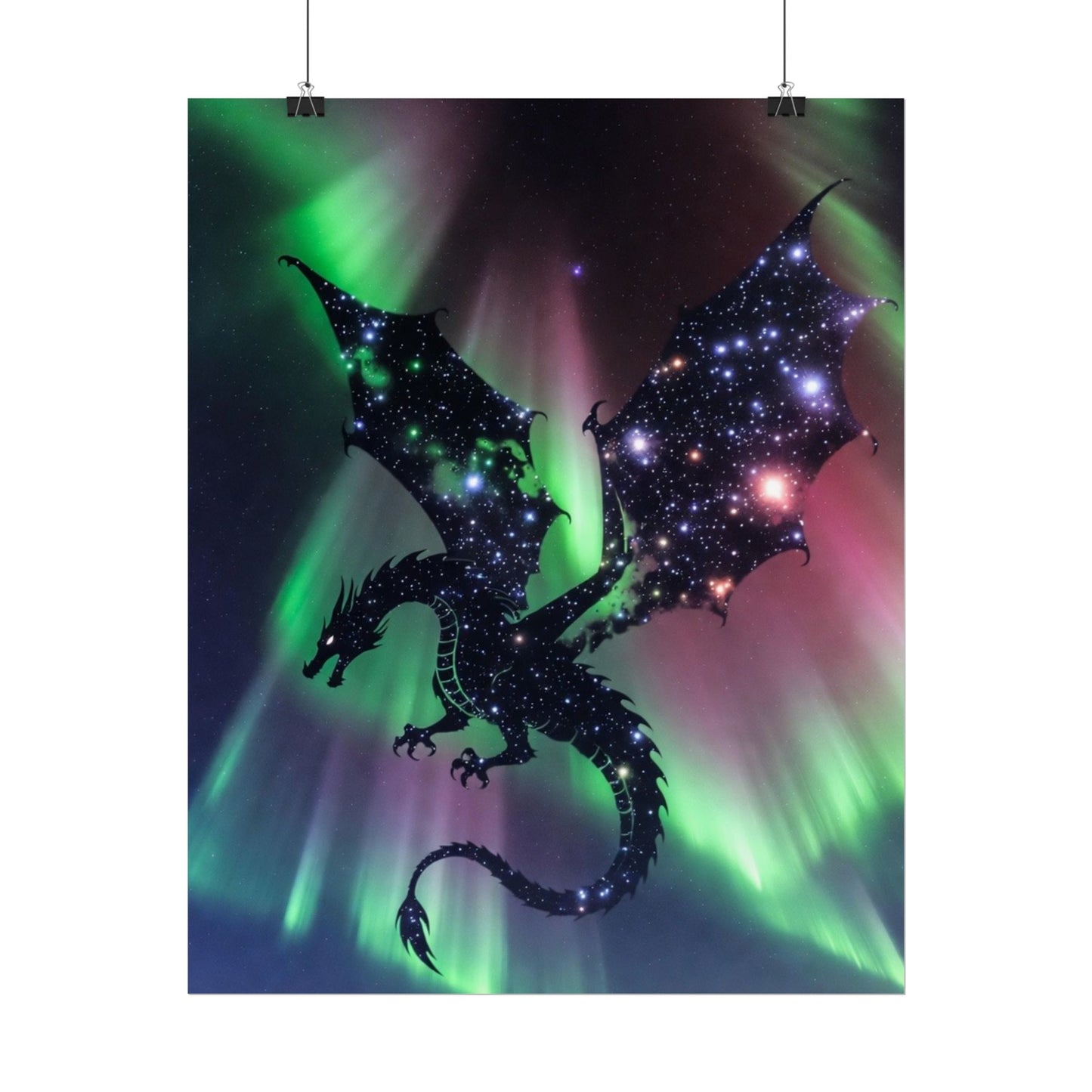 Dragon Aurora Poster