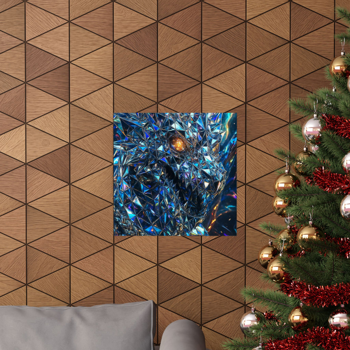 A Stunning Matte Vertical Posters - Dragon Art, Fantasy Decor, Home Wall Art, Unique Gifts, Collector's Item