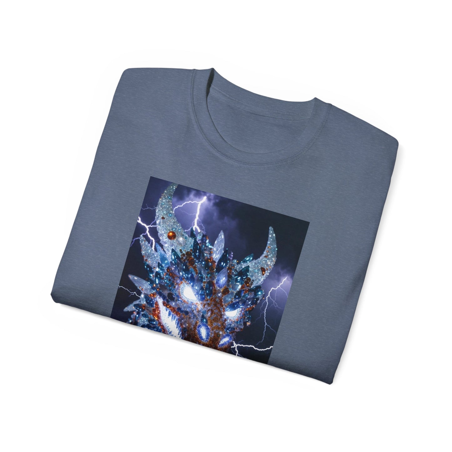 Electric Dragon T-Shirt — Lightning Fantasy Beast Graphic Tee