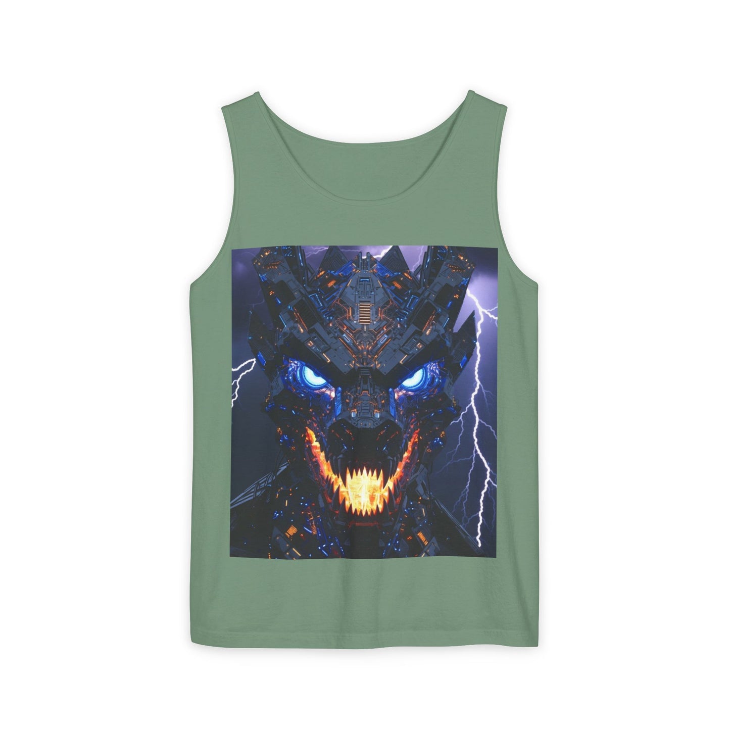 Dragon Storm Tank Top – Fierce Lightning Dragon Graphic Tank