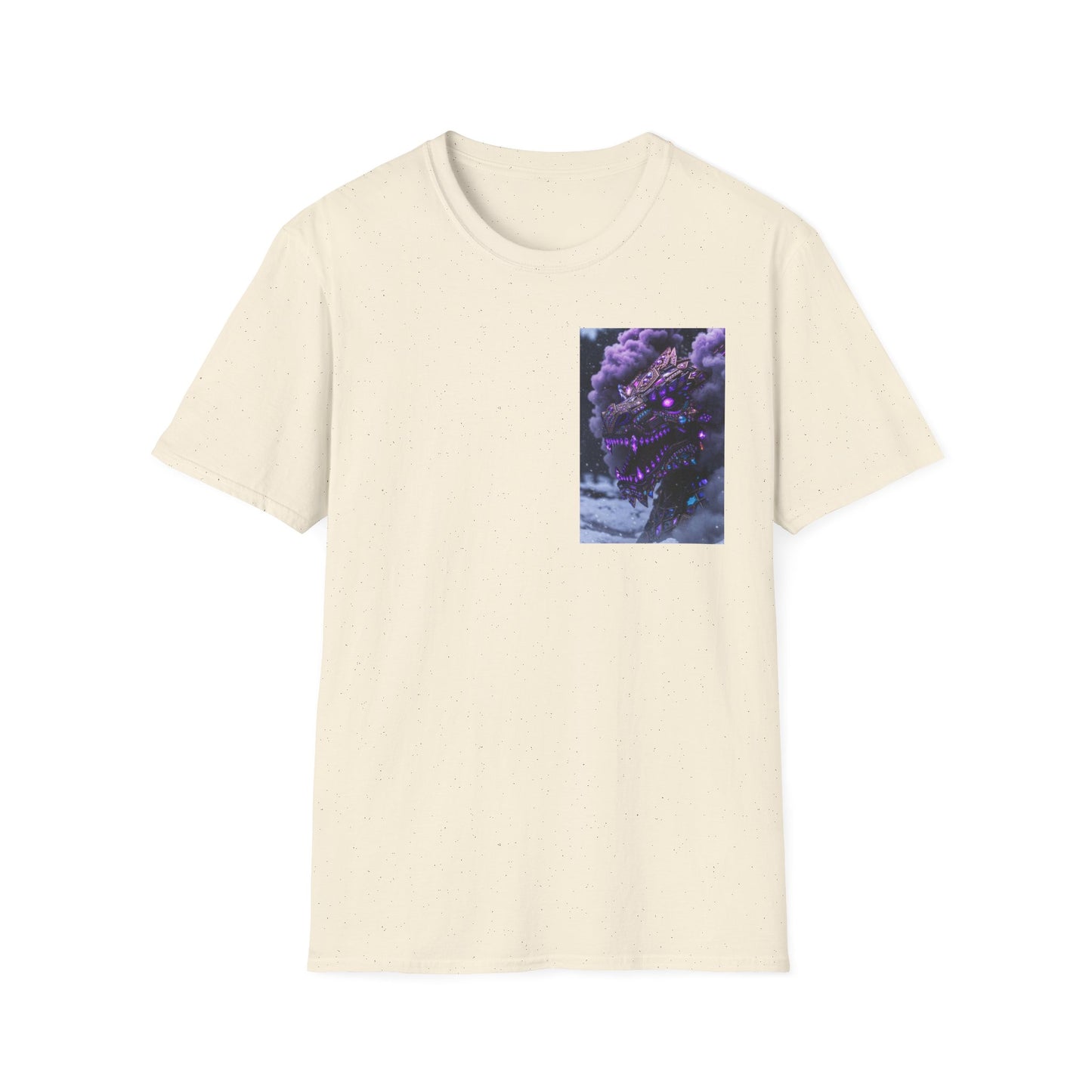 T-Shirt — Purple Nebula Tree Chest Pocket Graphic Tee