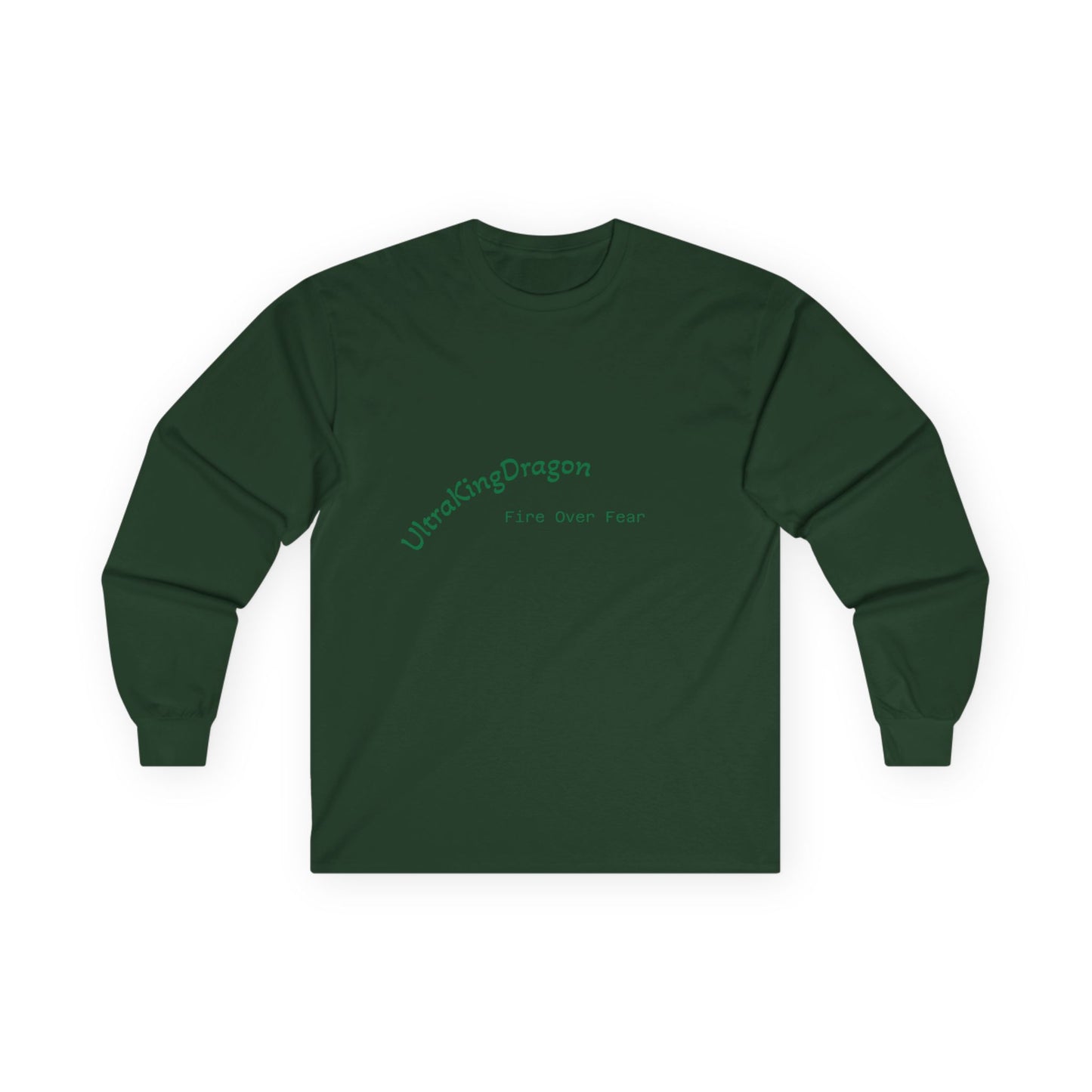 Minimalist 'Vibes Over Fear' Long Sleeve Tee