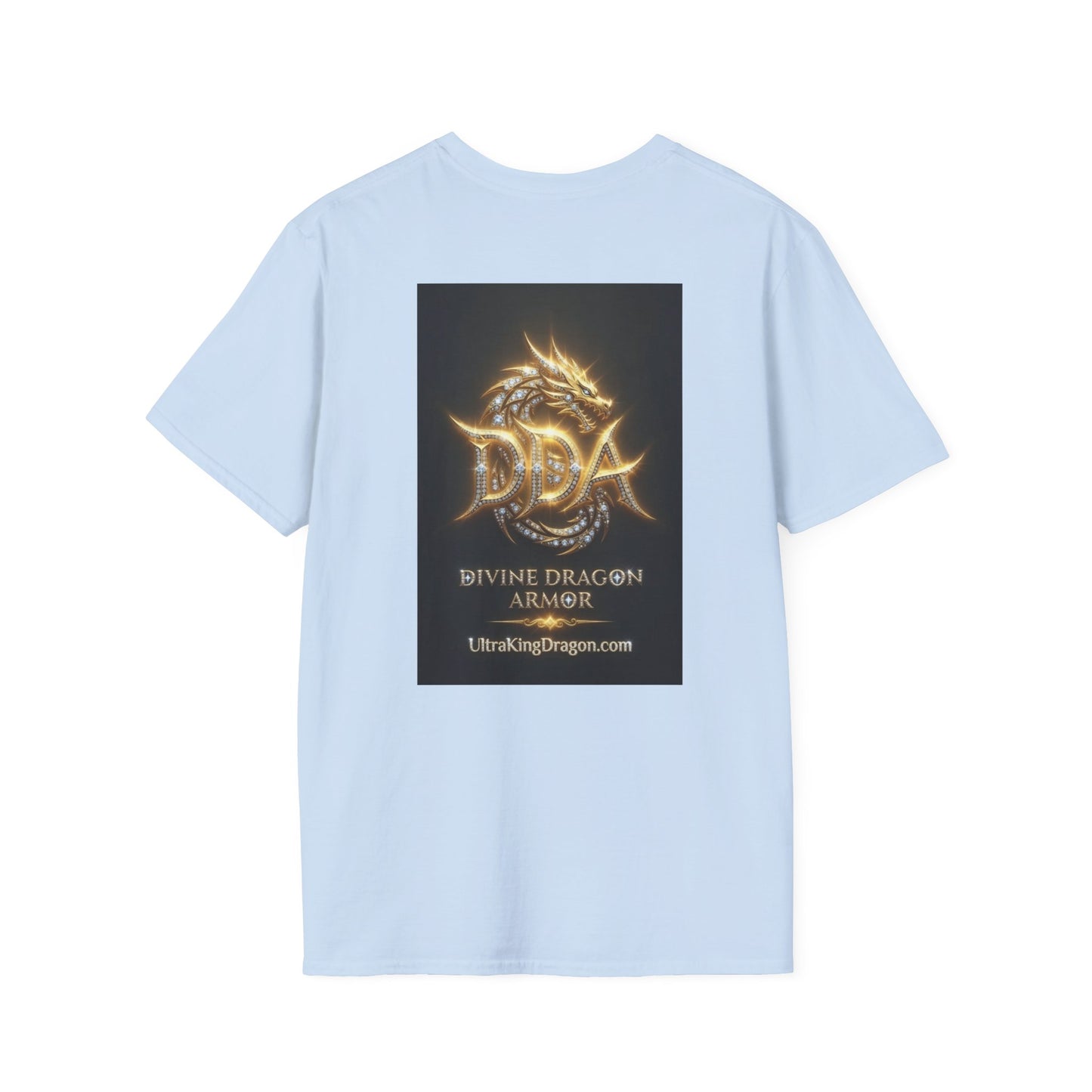 Dragon Skull T‑Shirt — Neon Green Crystal Wyvern Graphic Tee