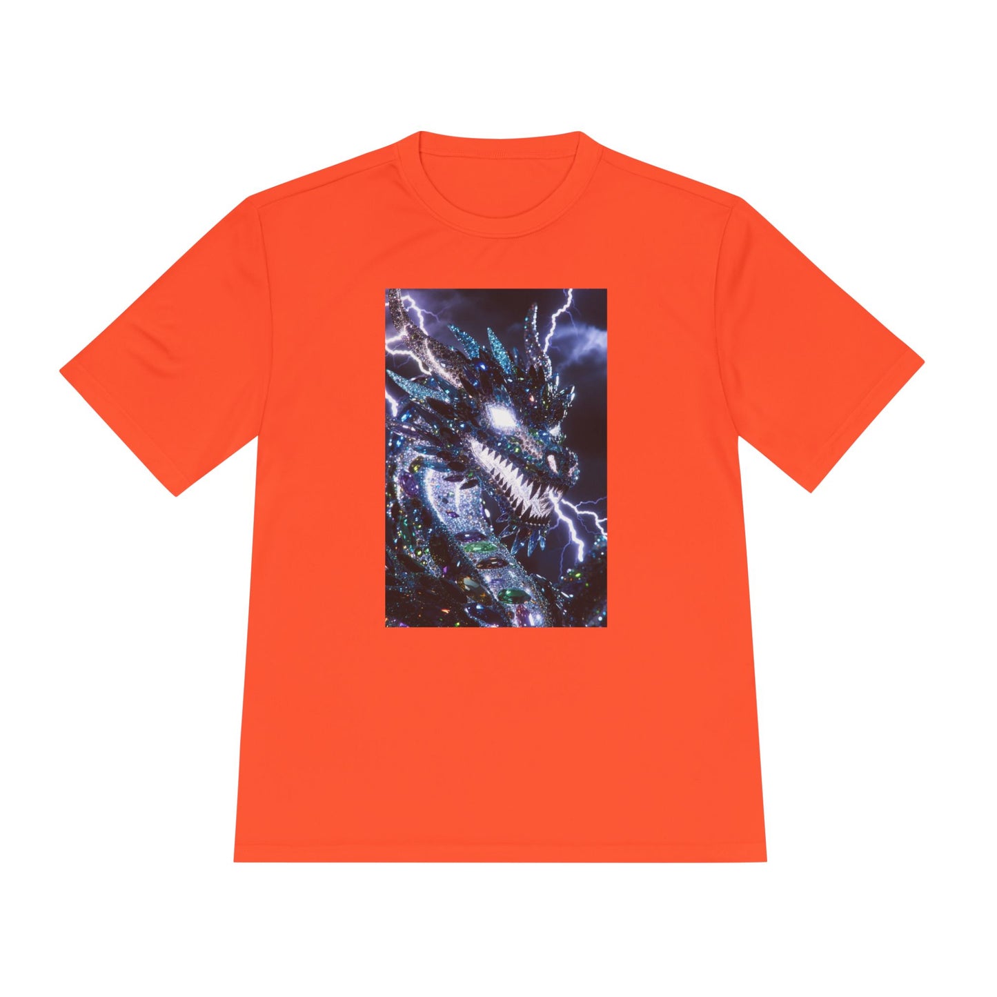 Lightning Dragon Graphic Tee — Cosmic Fantasy Dragon Shirt