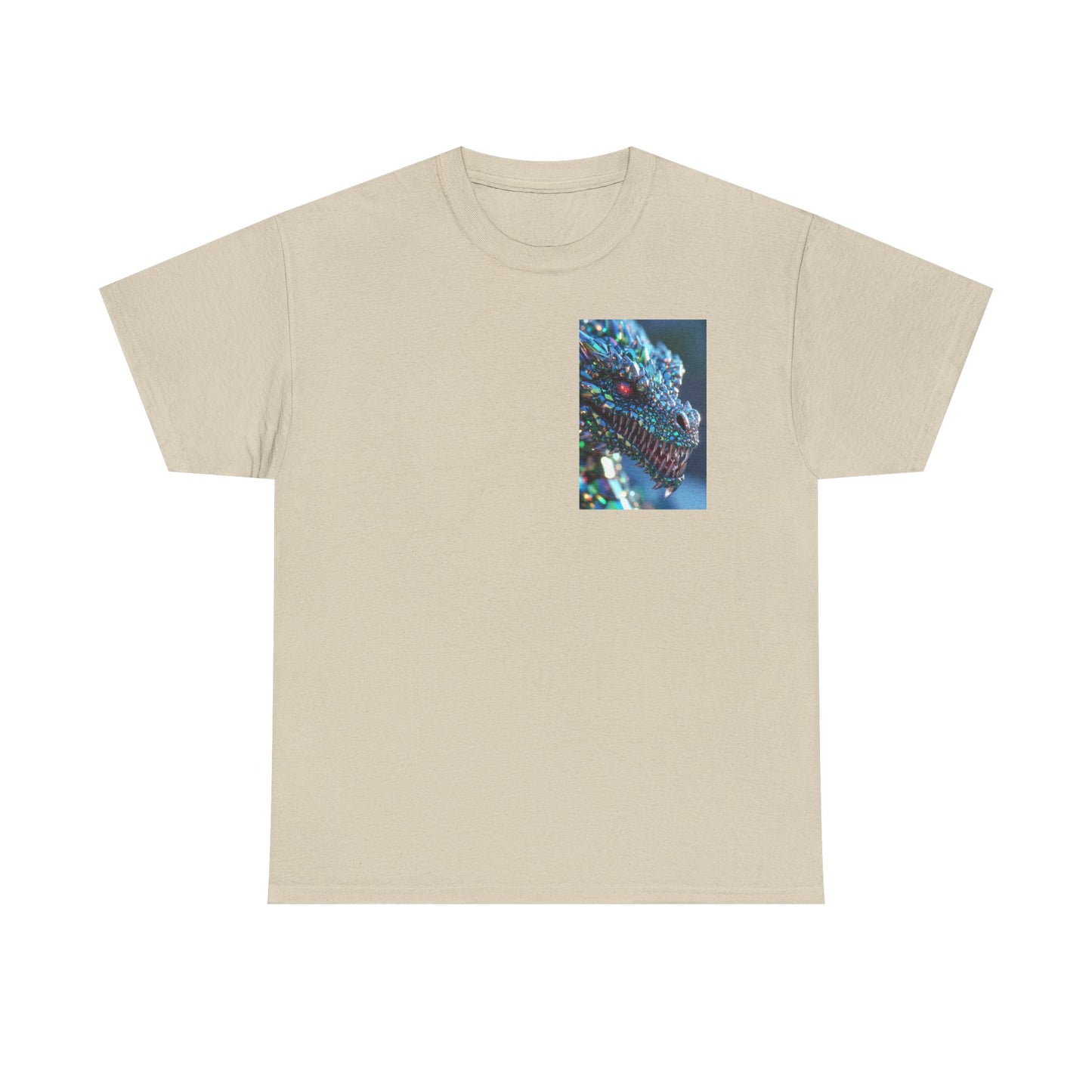 Dragon Scale Graphic Tee — Iridescent Fantasy Lizard Art Shirt