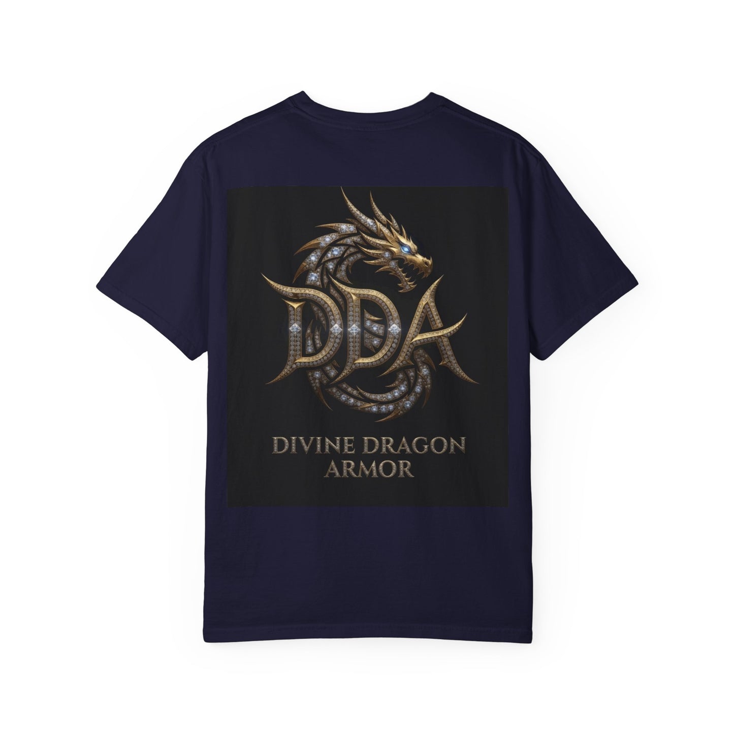 A Dragon Storm Graphic T-Shirt — Dark Fantasy Chest Print