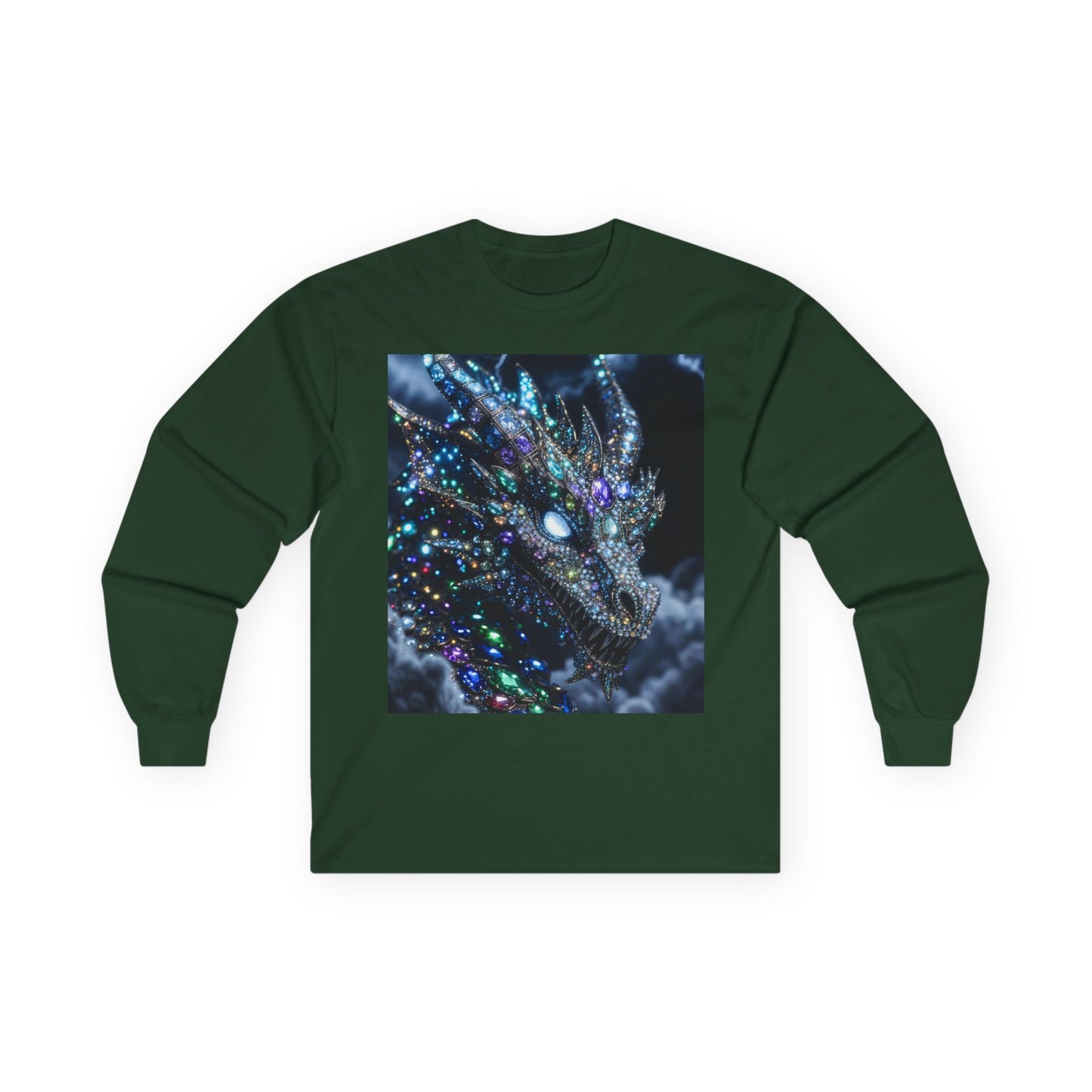 Mystic Crystal Dragon Long Sleeve Tee