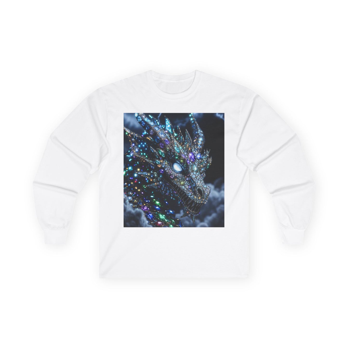 Mystic Crystal Dragon Long Sleeve Tee