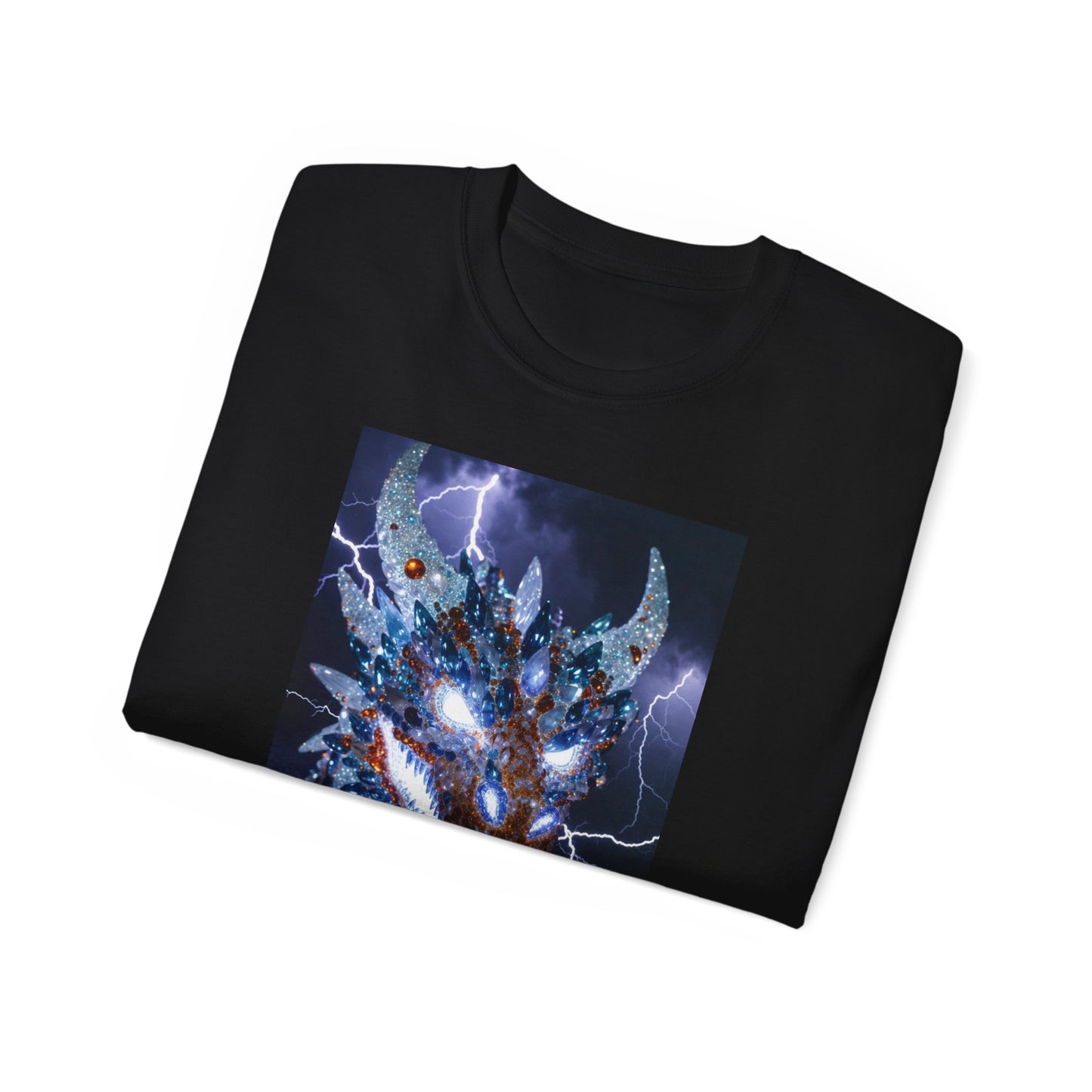 Electric Dragon T-Shirt — Lightning Fantasy Beast Graphic Tee