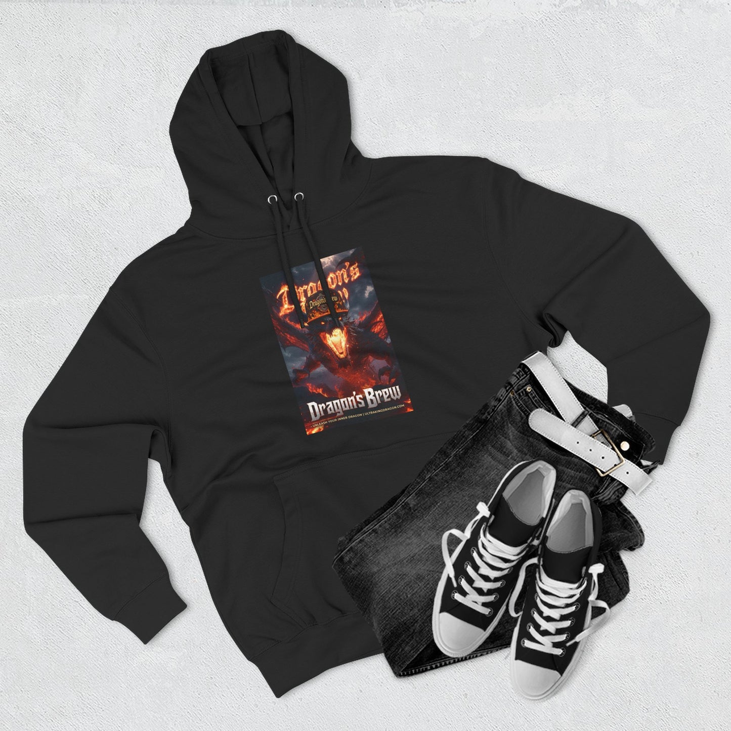 Dragons Brew Three-Panel Fleece Hoodie