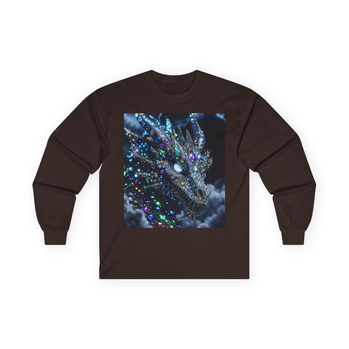 Mystic Crystal Dragon Long Sleeve Tee