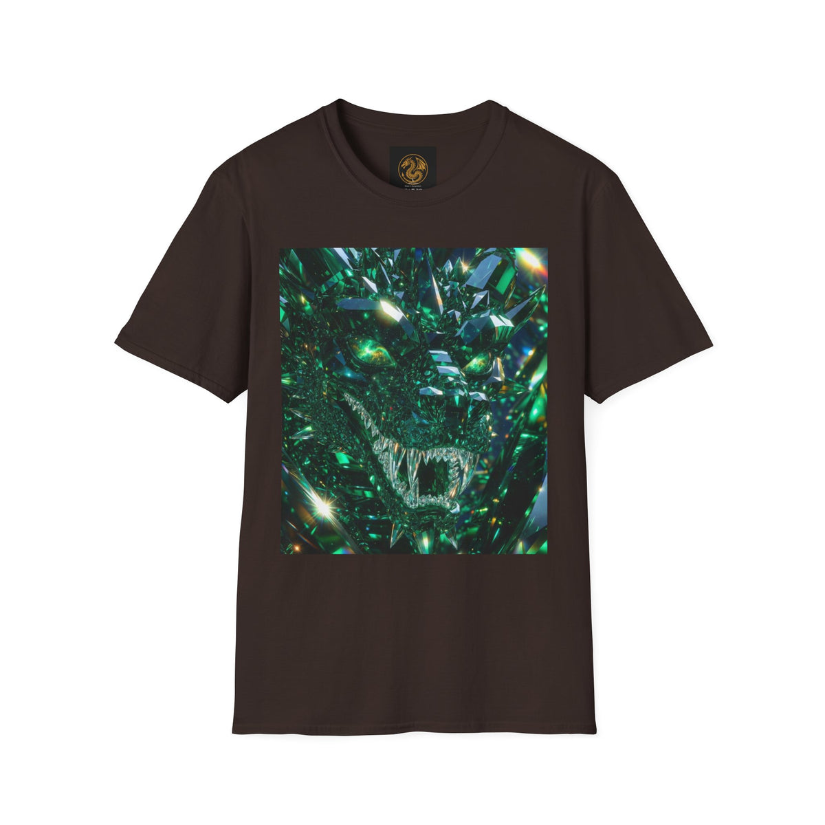 An Emerald Dragon Crystal Skull T-Shirt