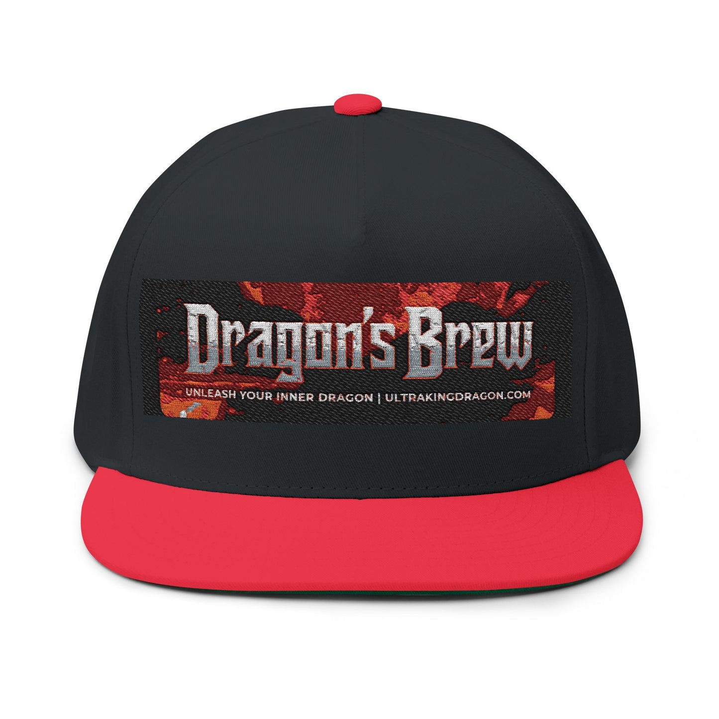 Dragon's Brew Embroidered Flat Bill Cap