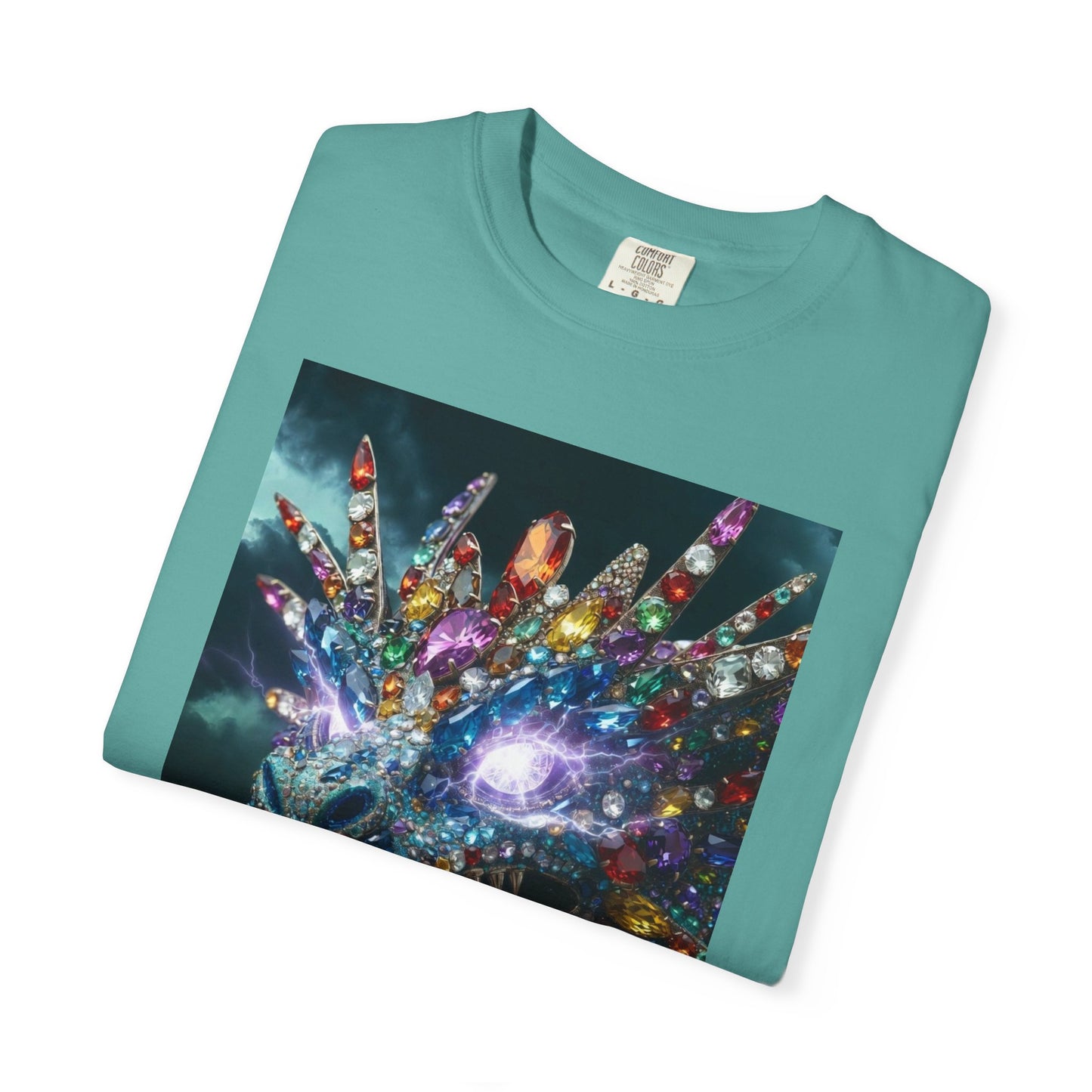 Dragon Crystal T-Shirt — Psychedelic Gem Monster Graphic Tee