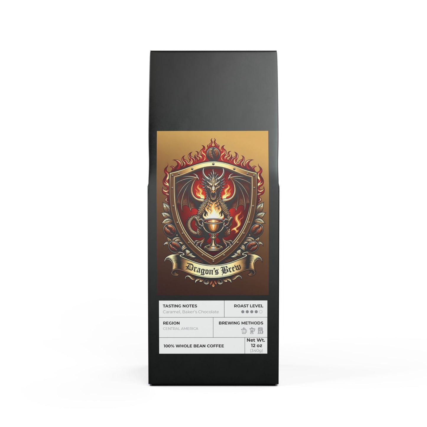 Dragons Brew Coffee Blend (Medium-Dark Roast)