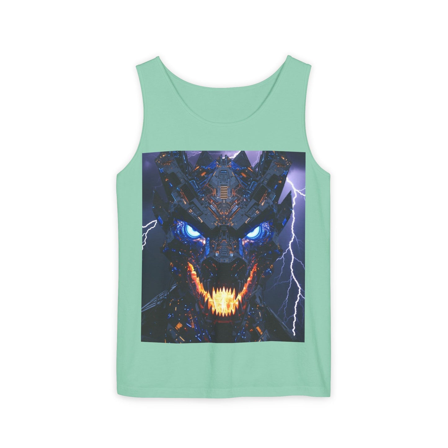 Dragon Storm Tank Top – Fierce Lightning Dragon Graphic Tank