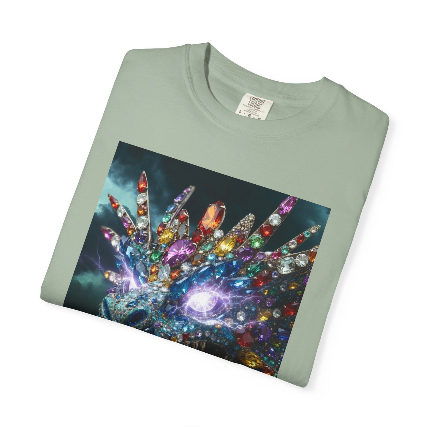 Dragon Crystal T-Shirt — Psychedelic Gem Monster Graphic Tee