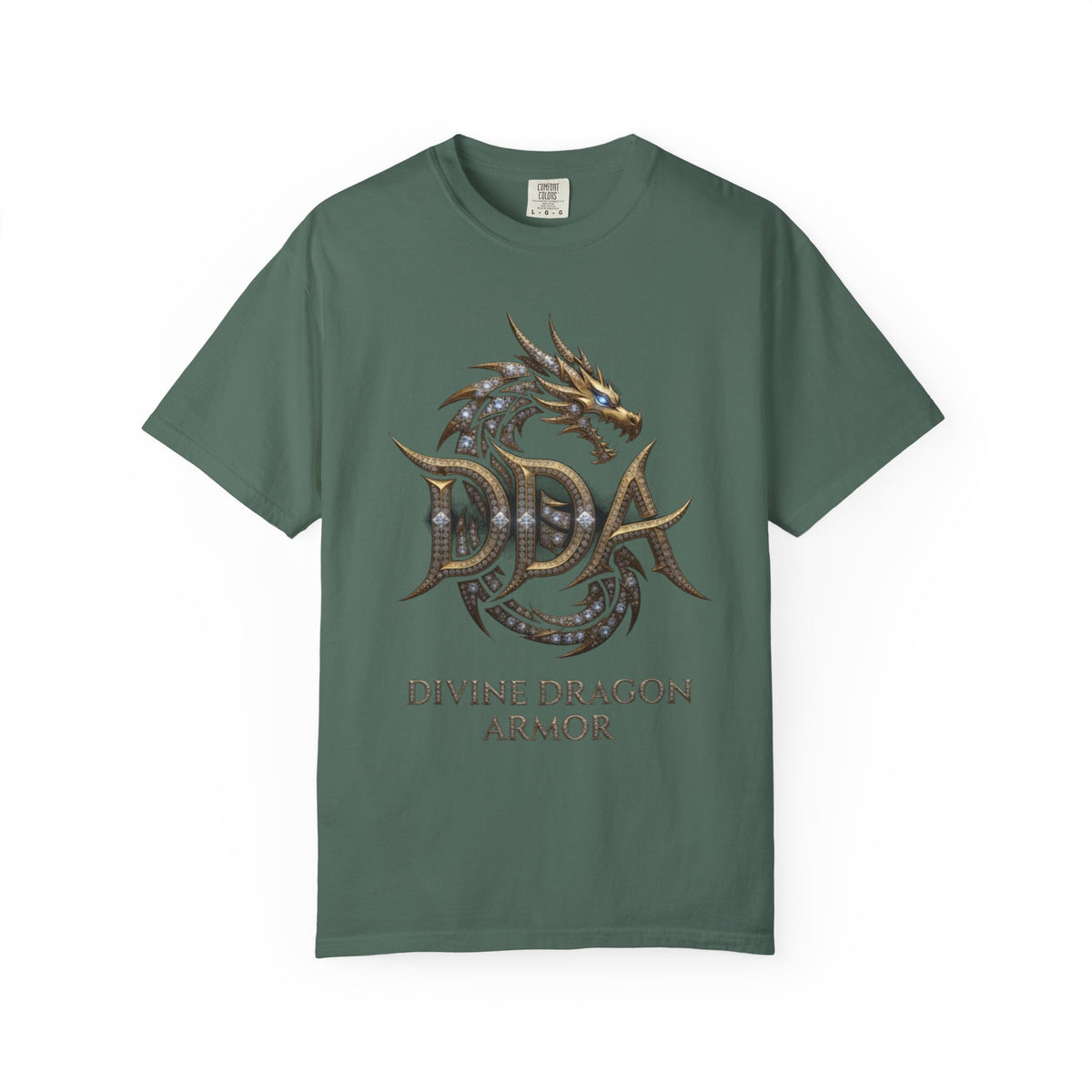A DIVINE DRAGON ARMOR MEN OR WOMANS Garment-Dyed T-shirt