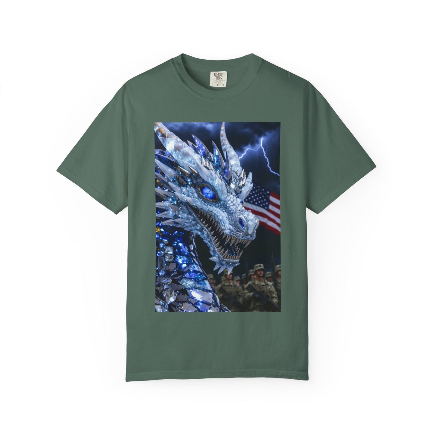 Ice Dragon Military Patriot T-Shirt