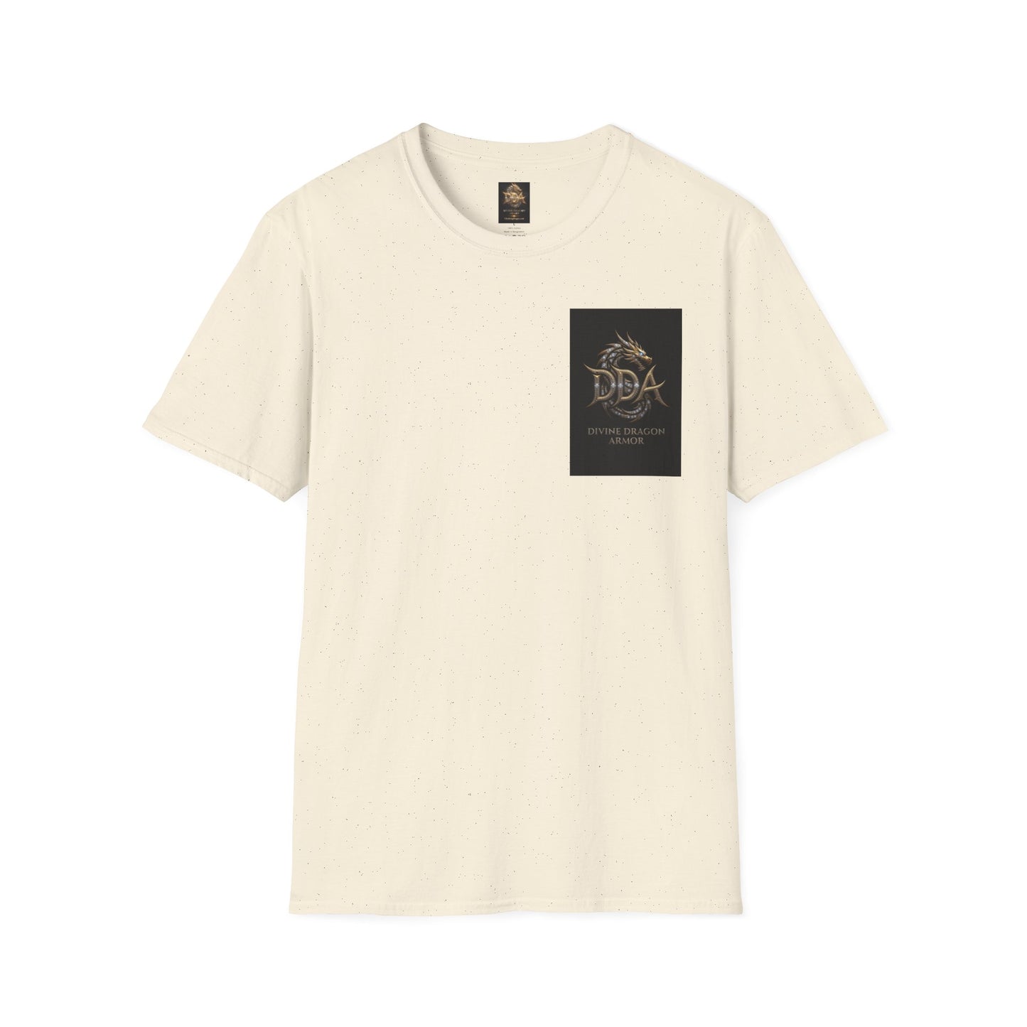 #1 Selling Dragon Logo Pocket T-Shirt — "DDA Divine Dragon Armor" Chest Patch