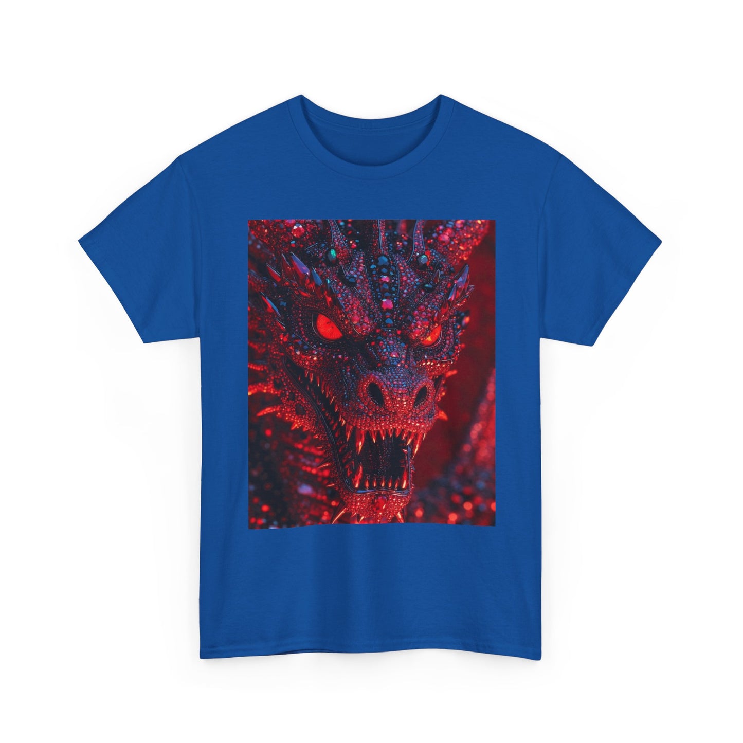 Dragon Rage Graphic Tee — Red Demon Dragon Face T-Shirt