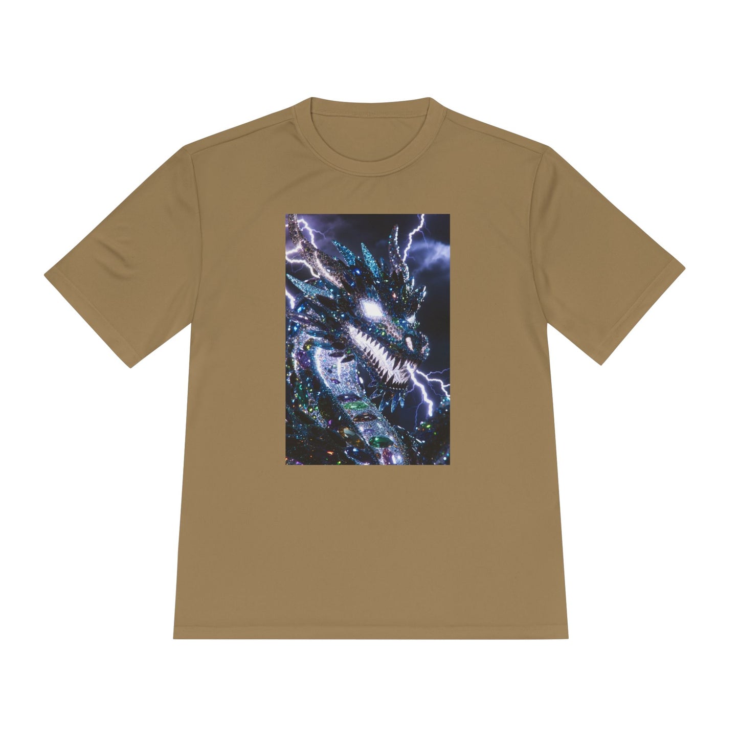 Lightning Dragon Graphic Tee — Cosmic Fantasy Dragon Shirt