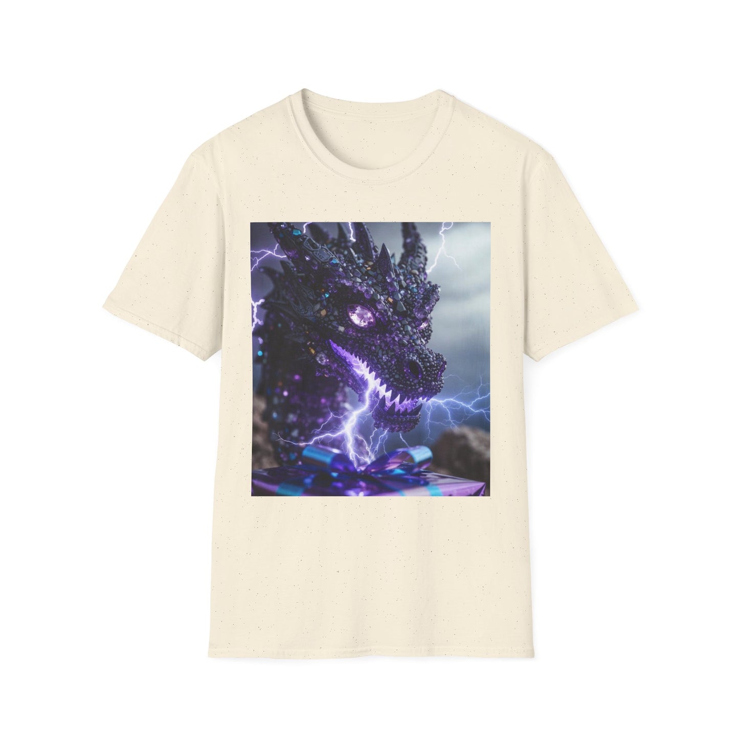 Dragon Lightning T-Shirt — Neon Electric Fantasy Graphic Tee
