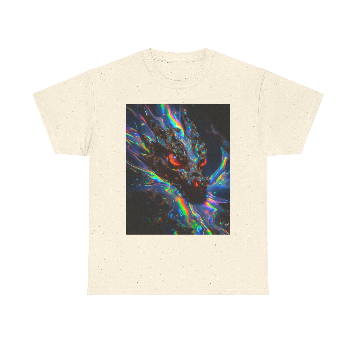 Psychedelic Dragon T-Shirt — Neon Cosmic Dragon Graphic Tee