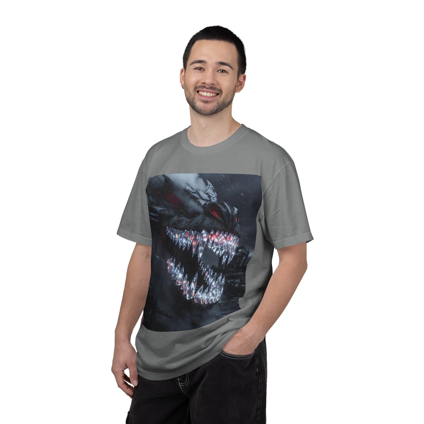 Graphic T-Shirt — Dark Monster Smile Artwork