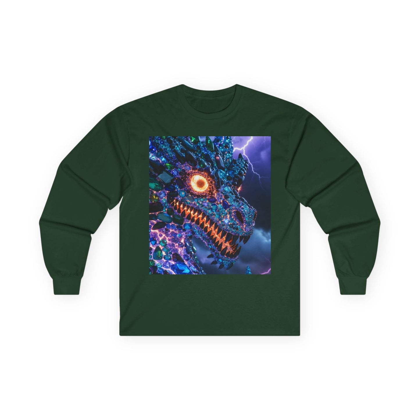 Godzilla Neon Monster Long Sleeve Tee — Electric Kaiju Graphic