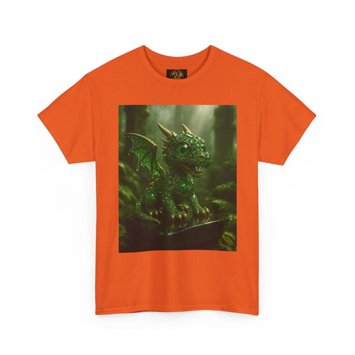 A Fantasy Dragon Graphic Tee, Heavy Cotton Shirt, Cute Dragon Top, Gifts for Dragon Lovers, Whimsical Art T-Shirt, Casual Wear