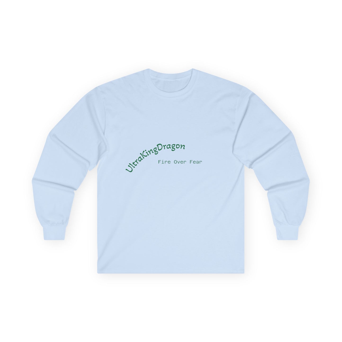 Minimalist 'Vibes Over Fear' Long Sleeve Tee