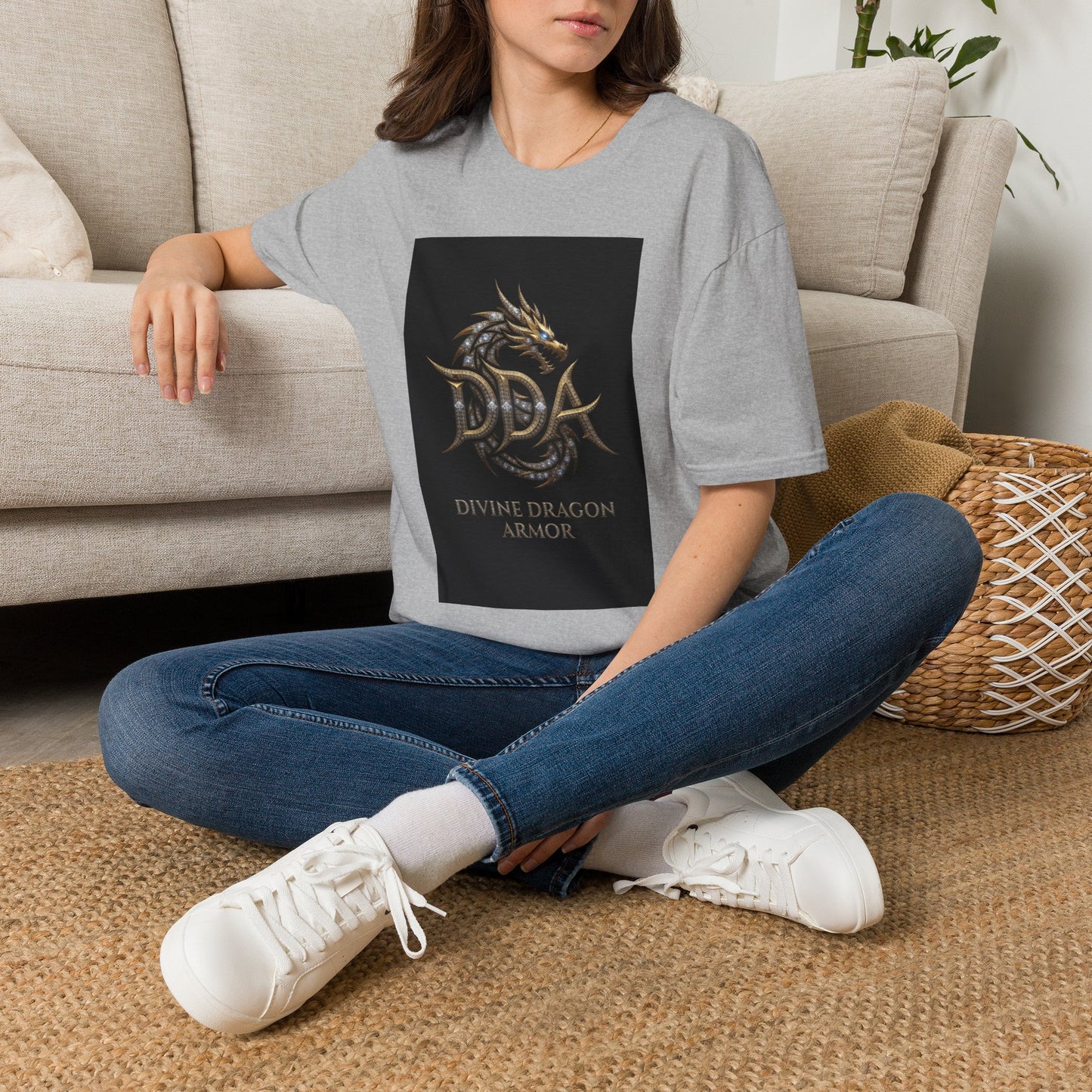 A Dragon Crest T-Shirt — Divine Dragon Armor Logo Tee