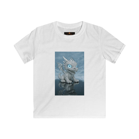 An iced out Kids Dragon Graphic Tee - Fun, Comfortable, Playful Design for Boys and Girls, Perfect Gift for Birthdays and Holidays