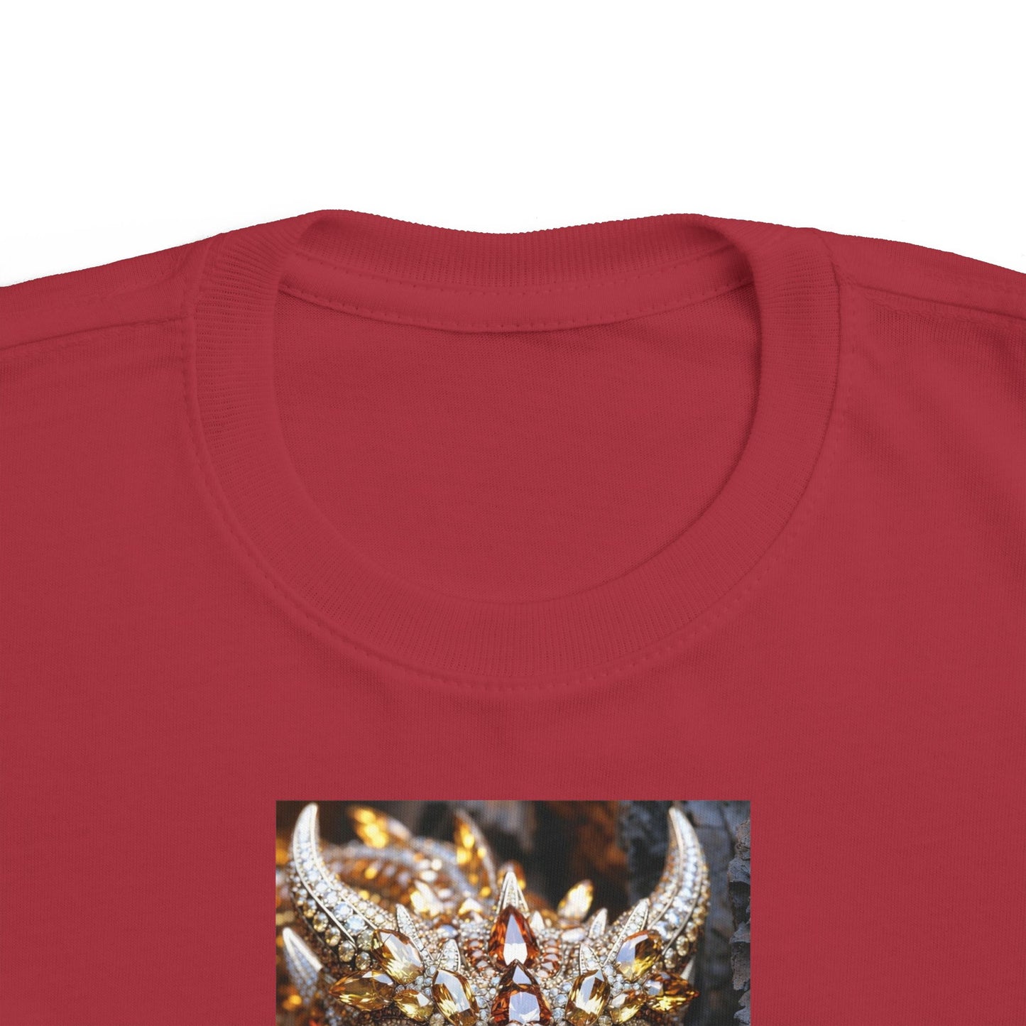 Toddler Tee — Fierce Gold Dragon Graphic Shirt