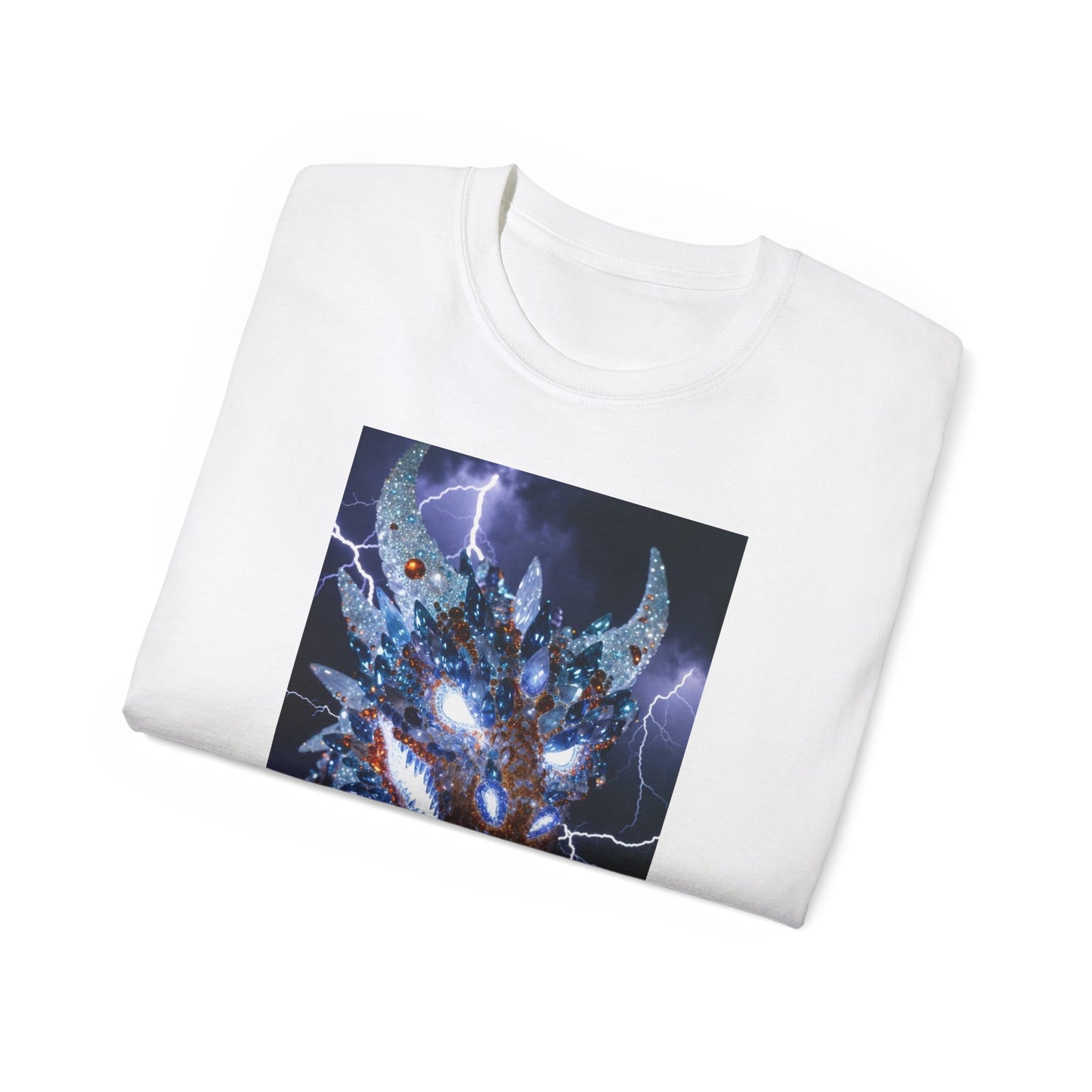 Electric Dragon T-Shirt — Lightning Fantasy Beast Graphic Tee