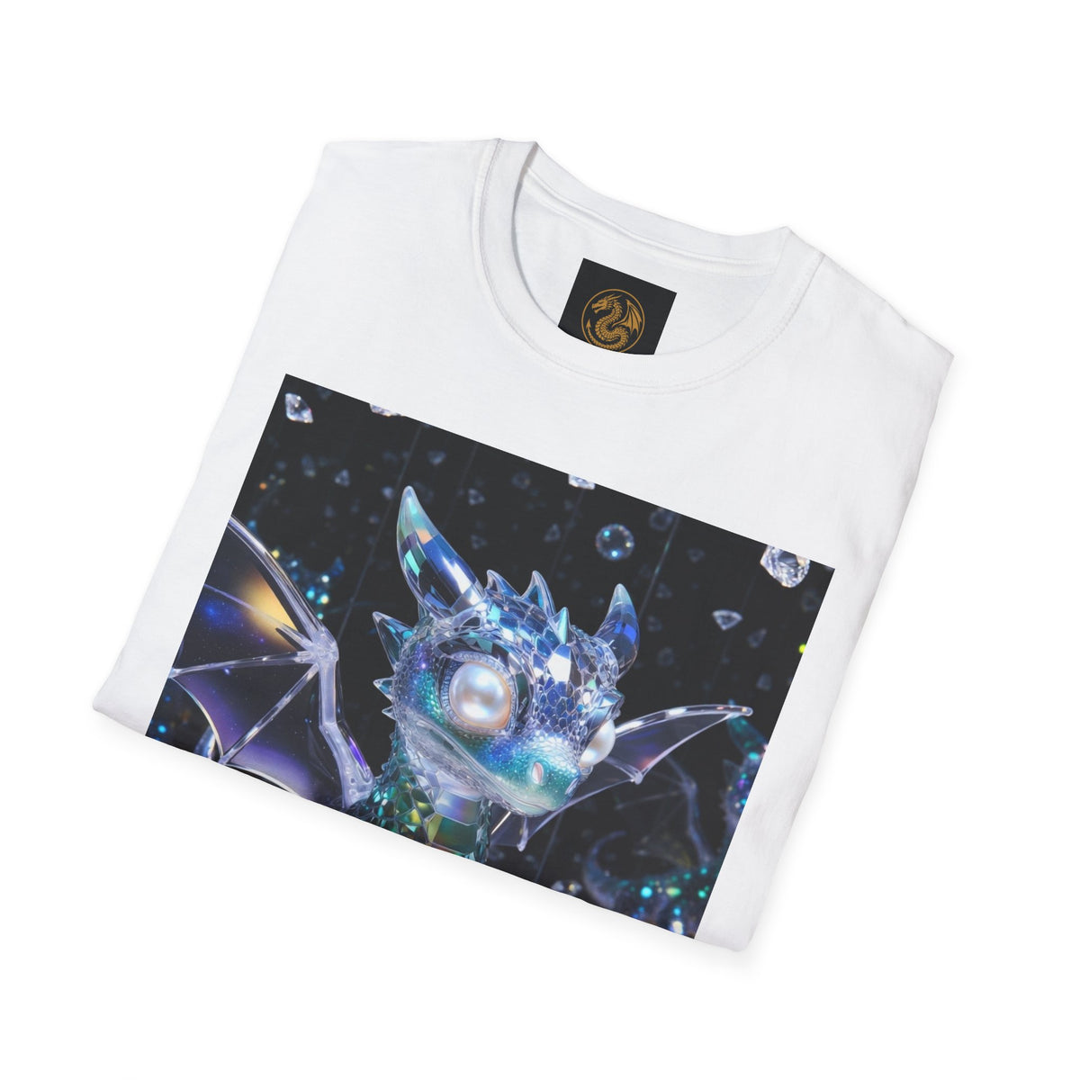 A Crystal Dragon T-Shirt — Sparkling Gem Fantasy Tee