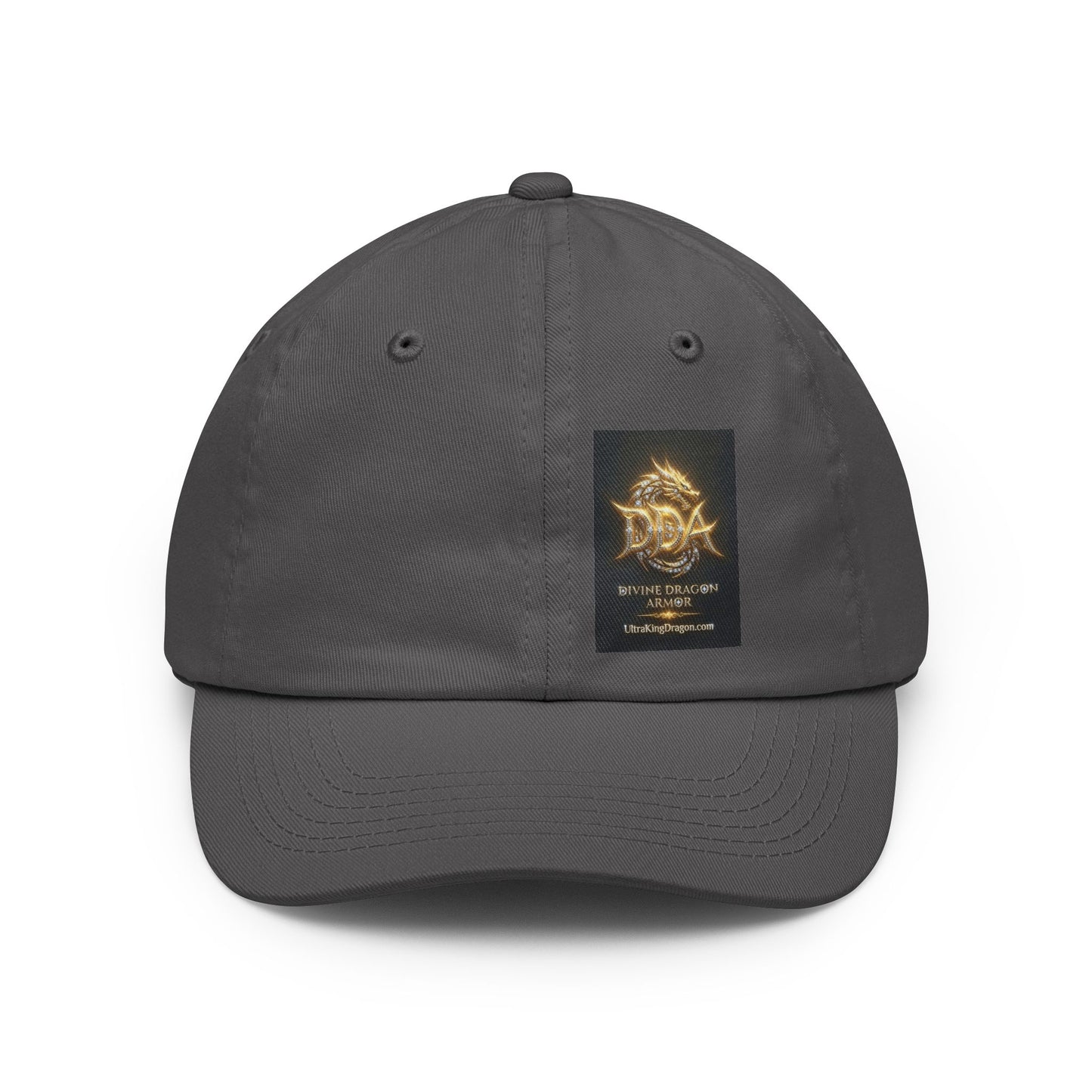 Dad Hat — Golden DRAGON Emblem Baseball Cap