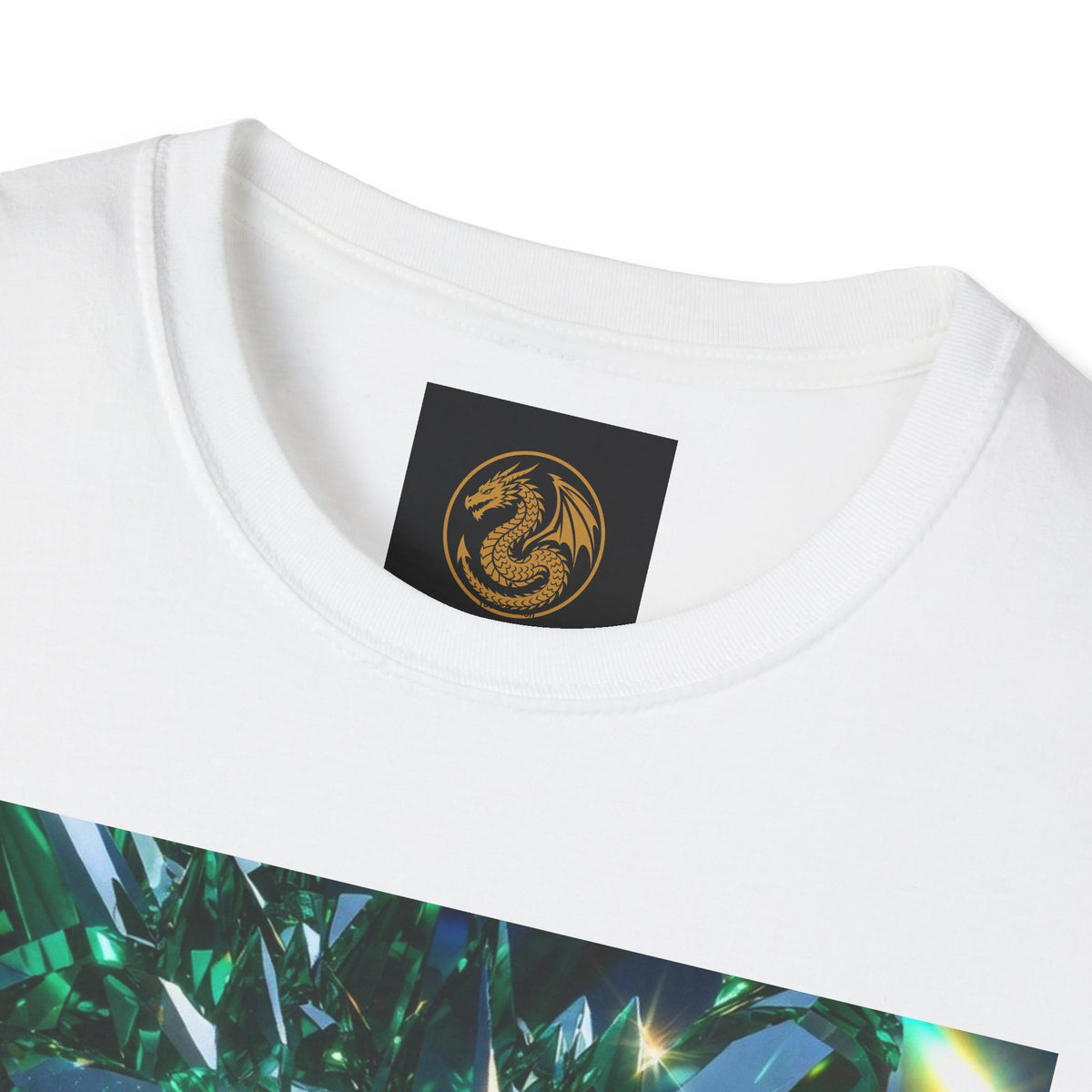 An Emerald Dragon Crystal Skull T-Shirt