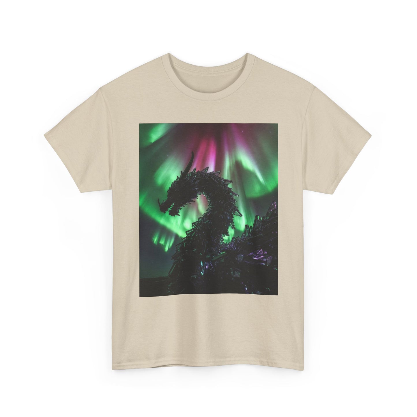 Dragon Aurora T-Shirt — Northern Lights Dragon Graphic Tee