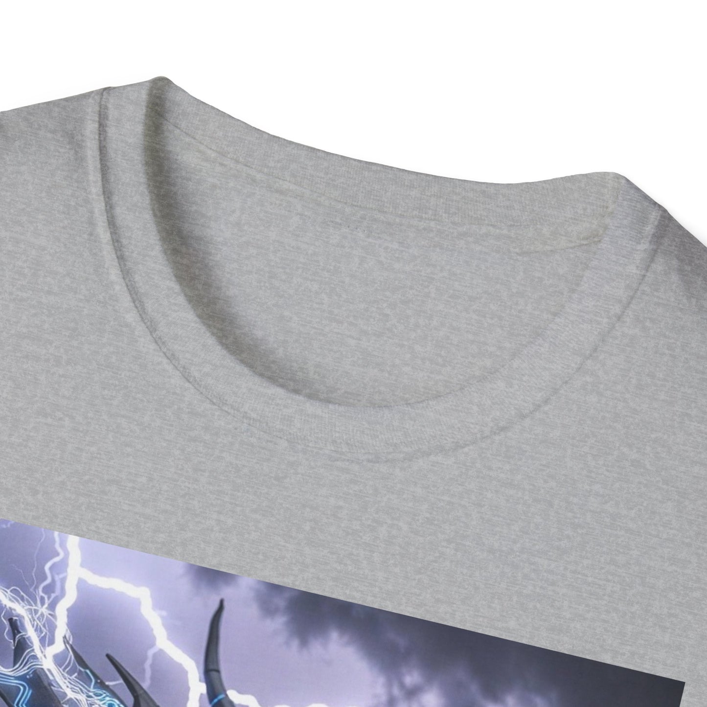 Dragon Storm T-Shirt — Electric Blue Fantasy Dragon Tee