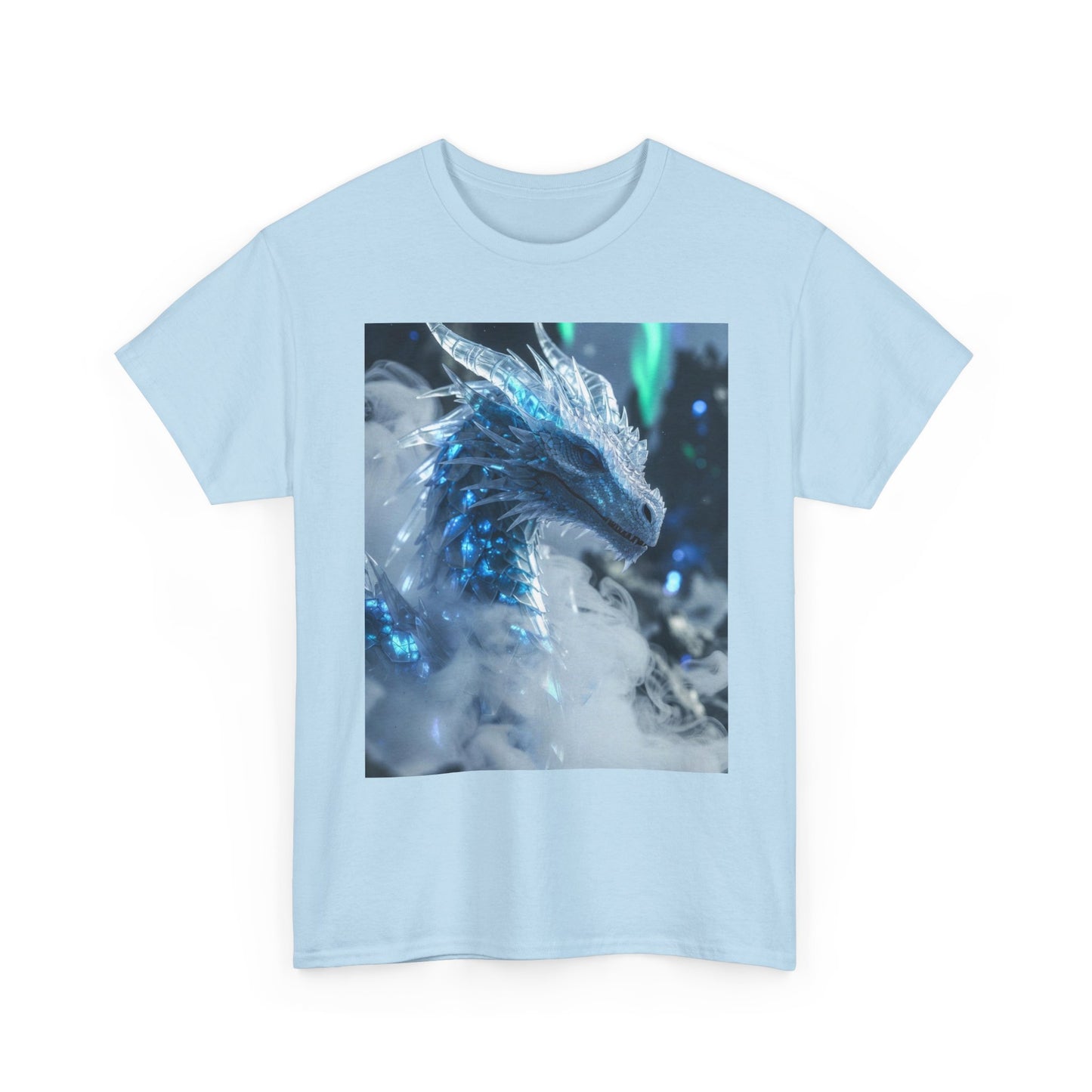 Ice Dragon Graphic Tee — Fantasy Dragon Art T-Shirt
